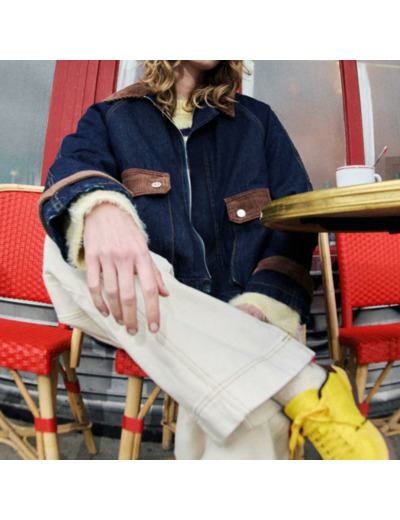 VESTE ZOLA BLEU NUIT - FRNCH