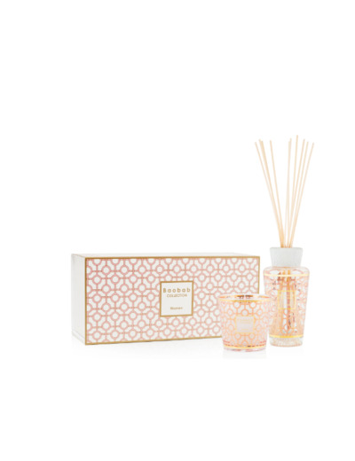 COFFRET CADEAU  BOUGIE ET DIFFUSEUR - MY FIRST BAOBAB WOMEN - BAOBAB COLLECTION - Magnolia-Rose-Musc