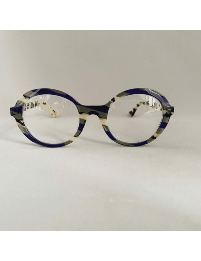 Lunettes De Vue Plein Les Mirettes - Modèle Diva XXVII Coloris Ecaille Gris / Violet