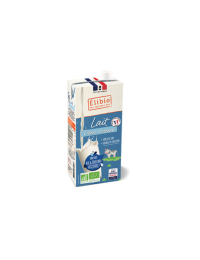 Lait 1/2 écrémé stérilisé U.H.T BIO, français 1L - ABC bio