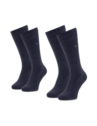 Lot de 2 paires de chaussettes Tommy Hilfiger bleues