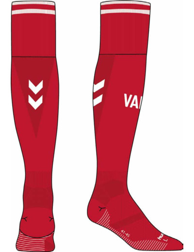 CHAUSSETTES ROUGES DOMICILE VAFC 2024-2025