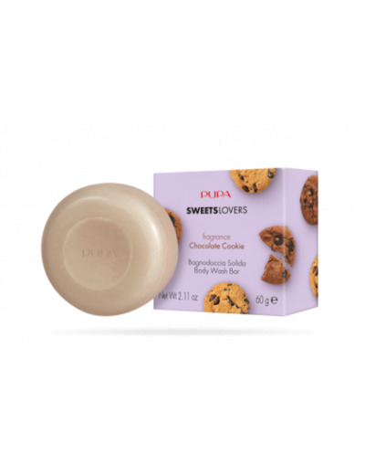 Bain douche solide  Chocolate Cookie Pupa-Algue Marine.