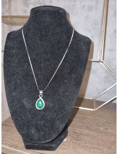 Collier malachite