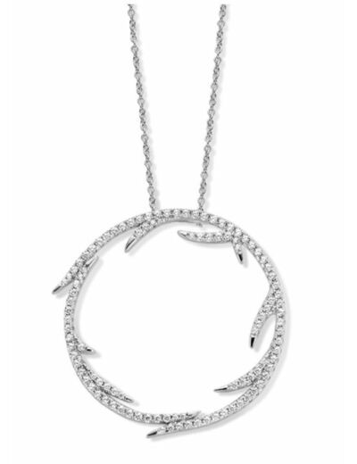 Collier Silver Rose