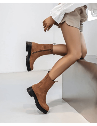 Bottines camel