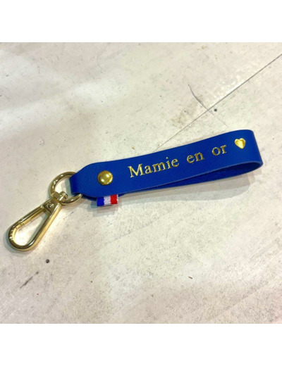 PORTE CLES MAMIE EN OR