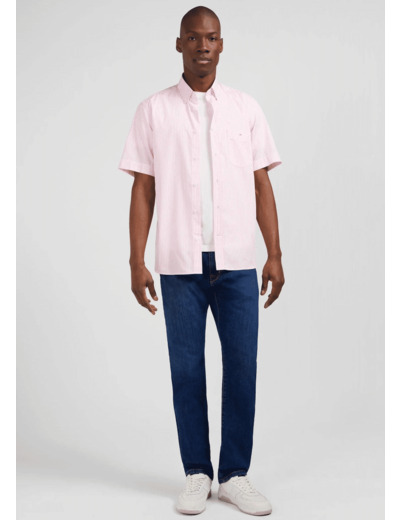 Chemise manches courtes Eden Park rose