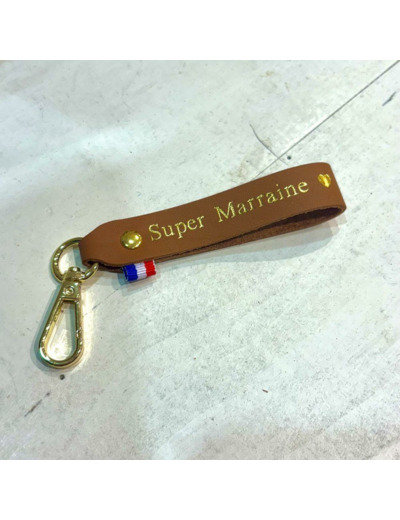 PORTE CLES SUPER MARRAINE