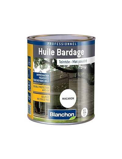 Blanchon huile bardage gris naturel