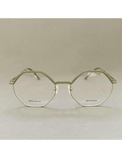 Lunettes de Vue Femme ESTELLE De La Marque GigiStudios Coloris Dorée Verte