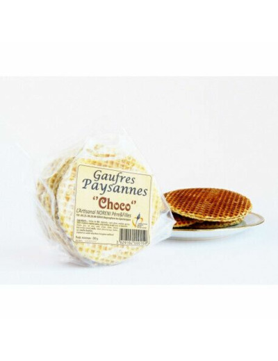 GAUFRES PAYSANNES AU CHOCOLAT 300G