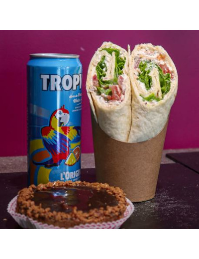 La formule Wrap N°2 à 9,60€ - La Craquan'Tine