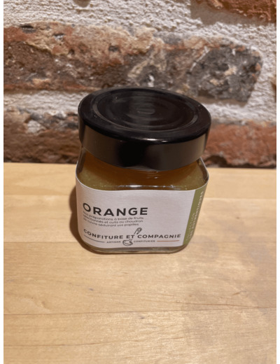 Confiture artisanale orange