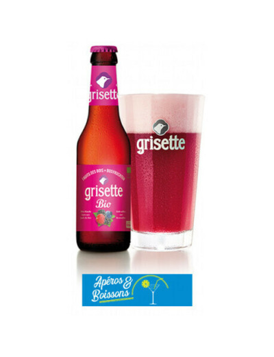 Bière Belge Grisette Fruits des bois 3.5° / 25cl - Apéros & Boissons