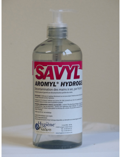 Gel Hydroalcoolique SAVYL Aromyl Hydrogel 500 ml