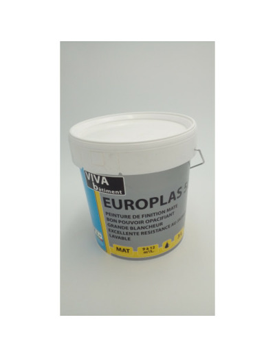 Peinture Europlas 50 Blanc VB Batiment- La maison HACHE-Bohain