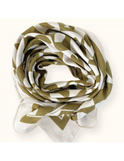 FOULARD PALIKA DAMIER TOBACCO - APACHES