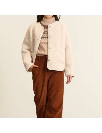 MANTEAU BRANDY ECRU - GARANCE